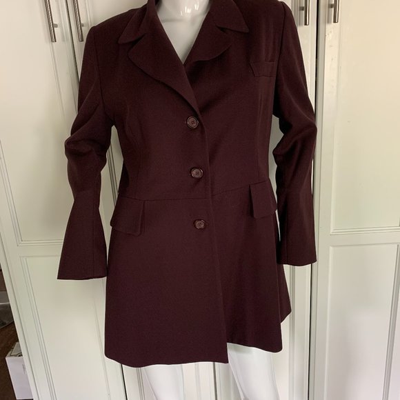 Femme de Carrier size 8 eggplant jacket - Picture 1 of 4